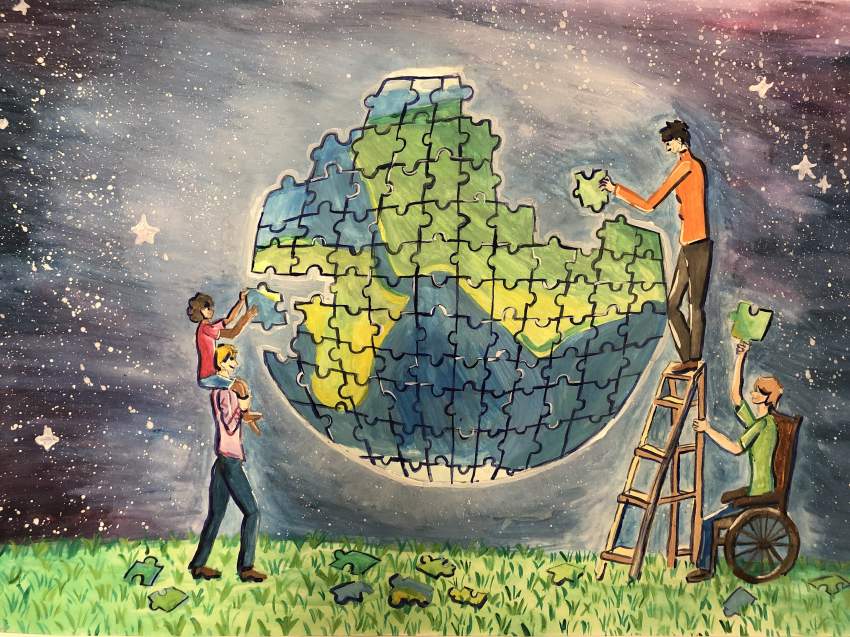 Международный конкурс АШМБ детского рисунка "Я - гражданин мира!" 2021